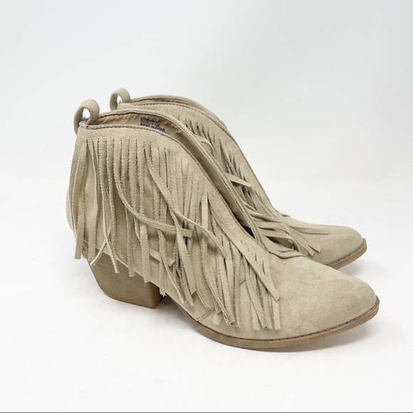 COCONUTS BY MATISSE Vegan LOMBARD Fringe Booties
